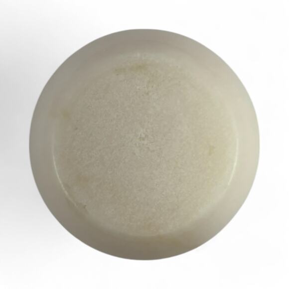 Vintage Handcrafted Alabaster Stone Vase – Minimalist Design, 5" Tall - Picture 7 of 11